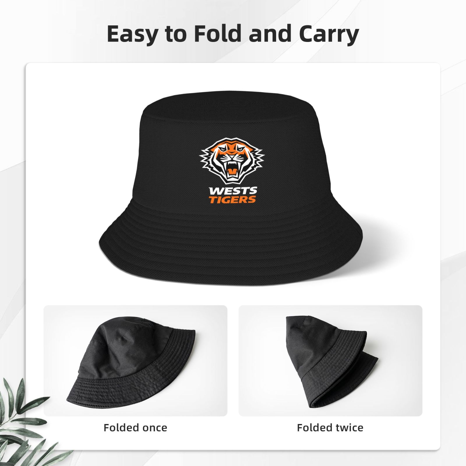 Wests Tigers Adult Fisherman's Hat HAT3141