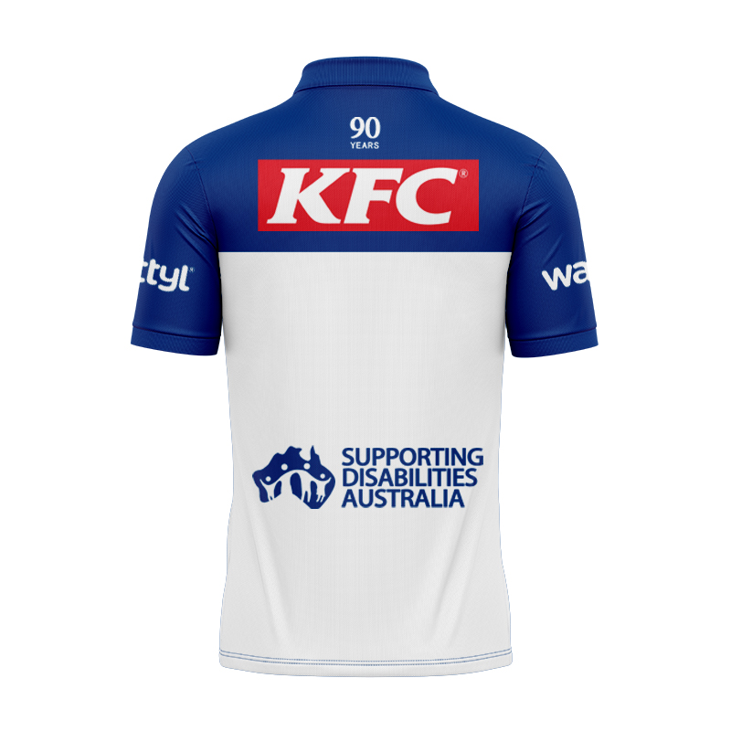NRL Canterbury-Bankstown Bulldogs 2025 Home Polo Shirt