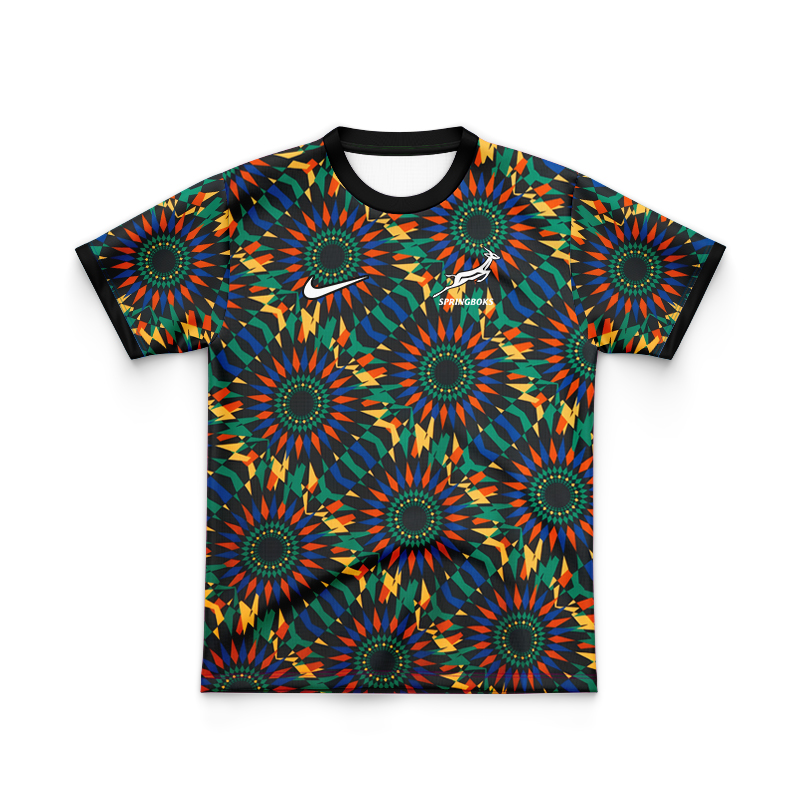 Kid's South Africa Springboks 2025 Pre-Match Jersey