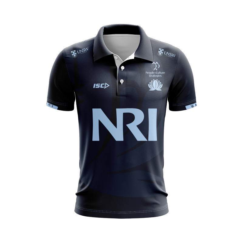 NSW Waratahs Super Rugby 2025 Training Polo Shirt