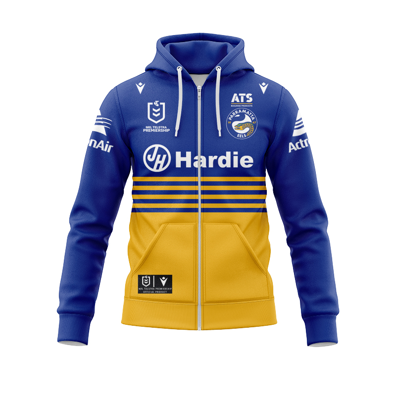 NRL Parramatta Eels 2025 Heritage Zipper Hoodie