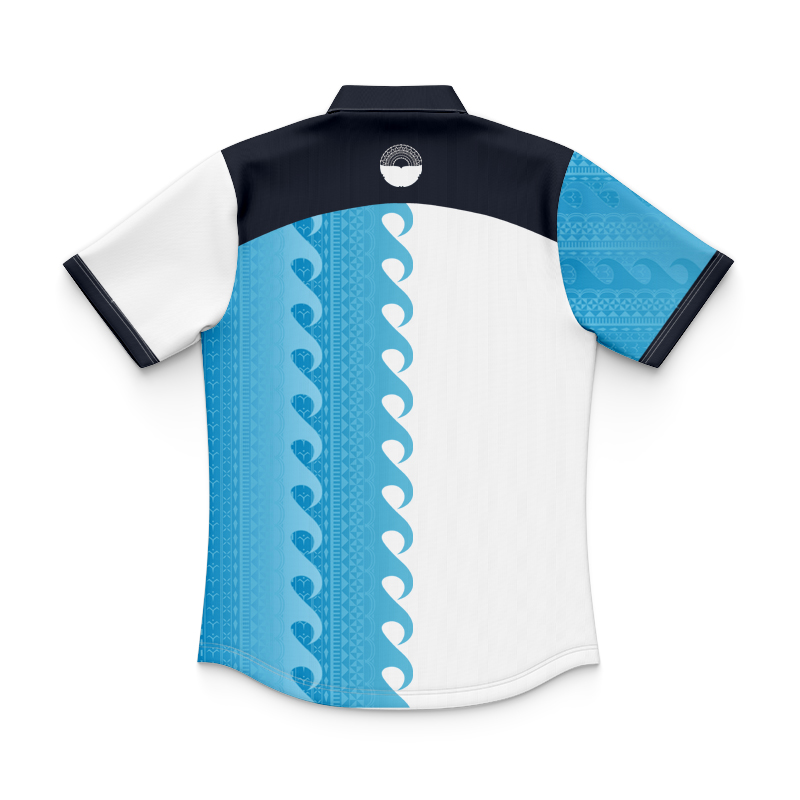 Kid's Moana Pasifika Super Rugby 2025 Training Polo Shirt