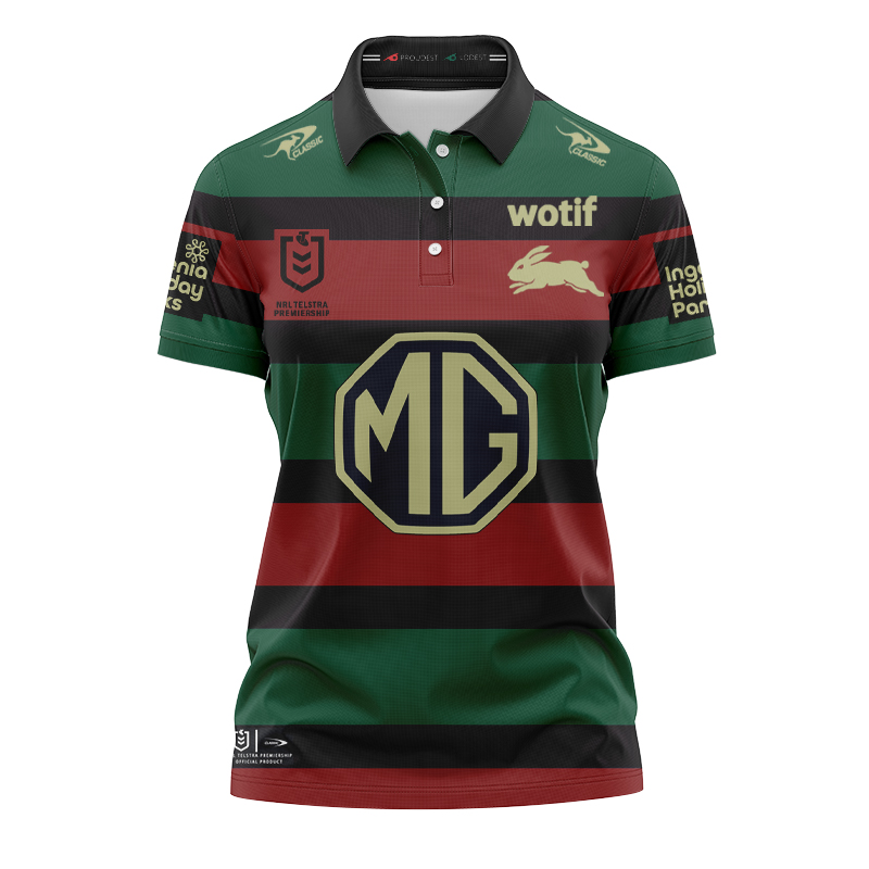 Women's NRL South Sydney Rabbitohs 2024 Members Polo Shirt