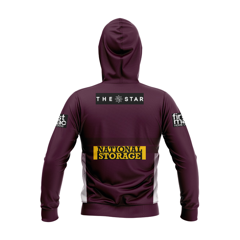 Kid's NRL Brisbane Broncos 2025 Home Hoodie