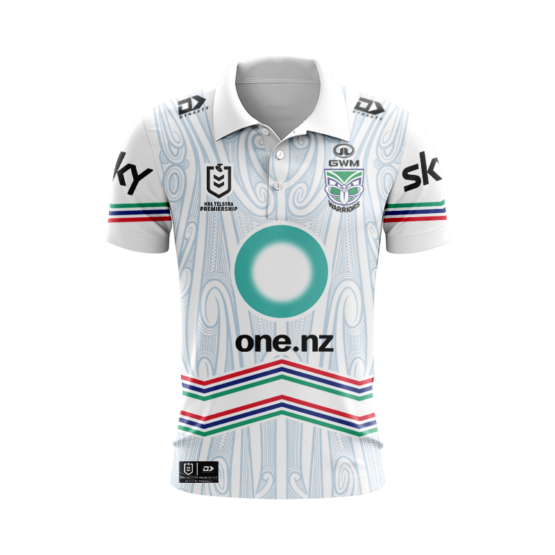 NRL New Zealand Warriors 2025 Indigenous Polo Shirt