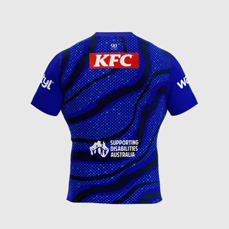 NRL Canterbury-Bankstown Bulldogs 2025 Blue Training Jersey