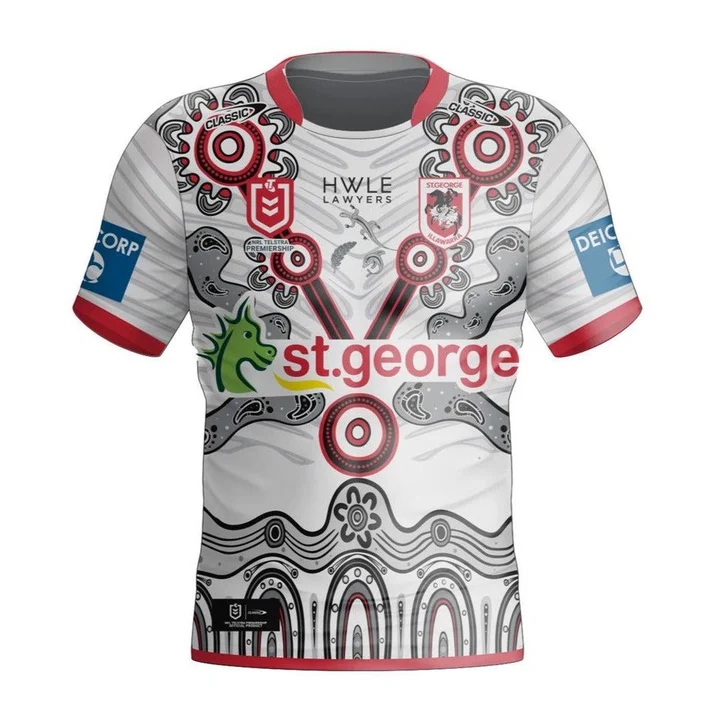 NRL St George Illawarra Dragons 2024 Indigenous Jersey