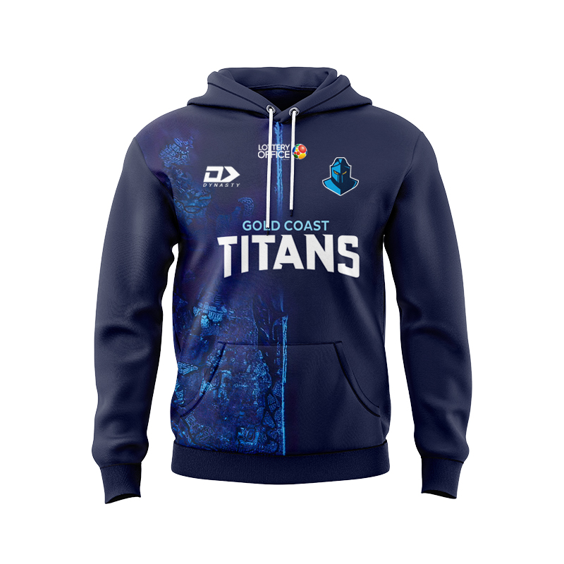 NRL Gold Coast Titans 2025 Warm Up Hoodie