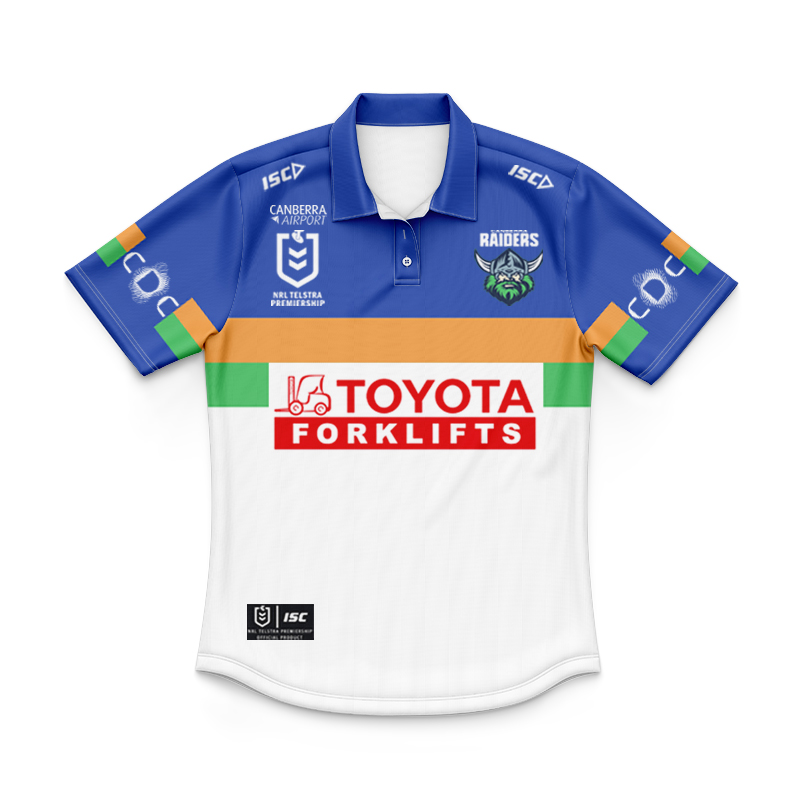 Kid's NRL Canberra Raiders 2025 Away Polo Shirt