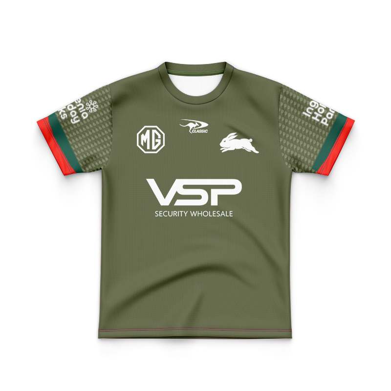 Kid's NRL South Sydney Rabbitohs 2025 Captains Run Jersey