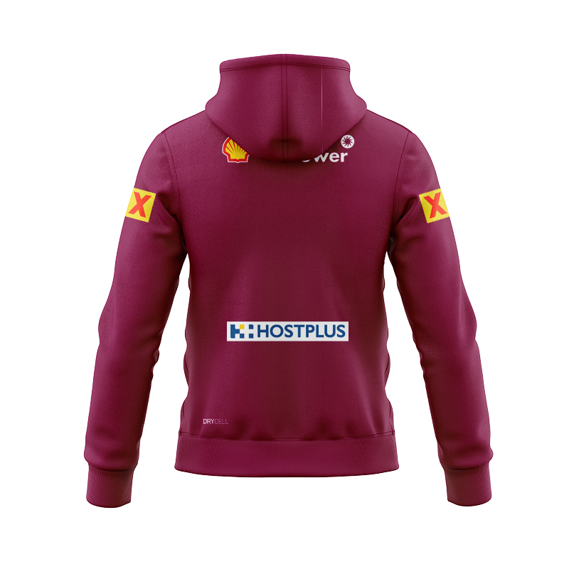 NRL QLD Maroons 2025 Home Zipper Hoodie