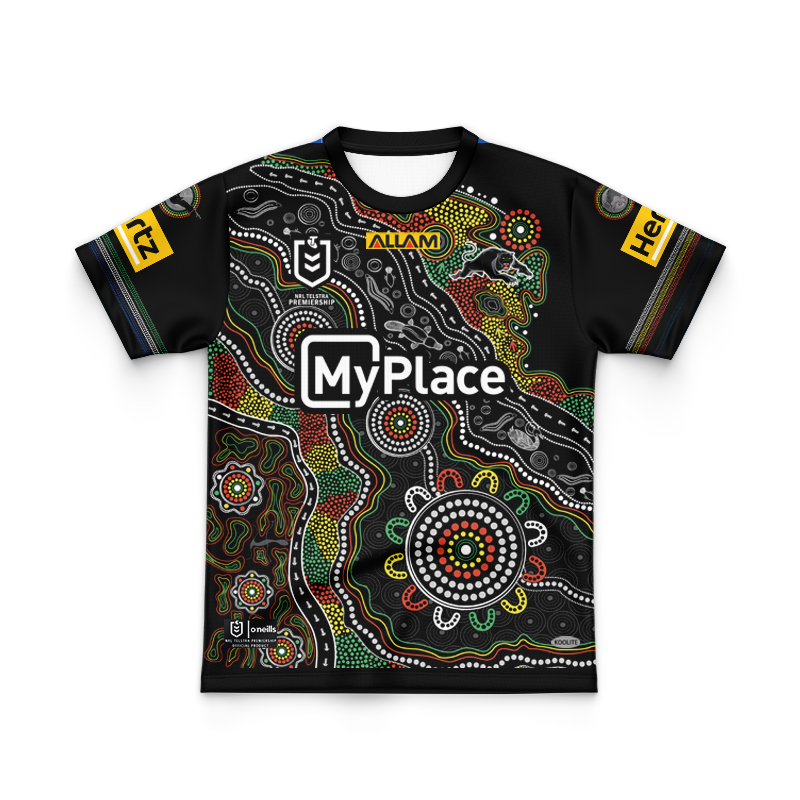 Kid's NRL Penrith Panthers 2025 Indigenous Jersey