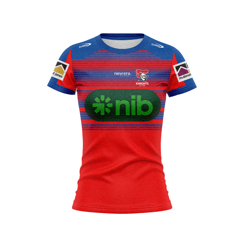 Women's NRL Newcastle Knights 2024 Red Training Jersey