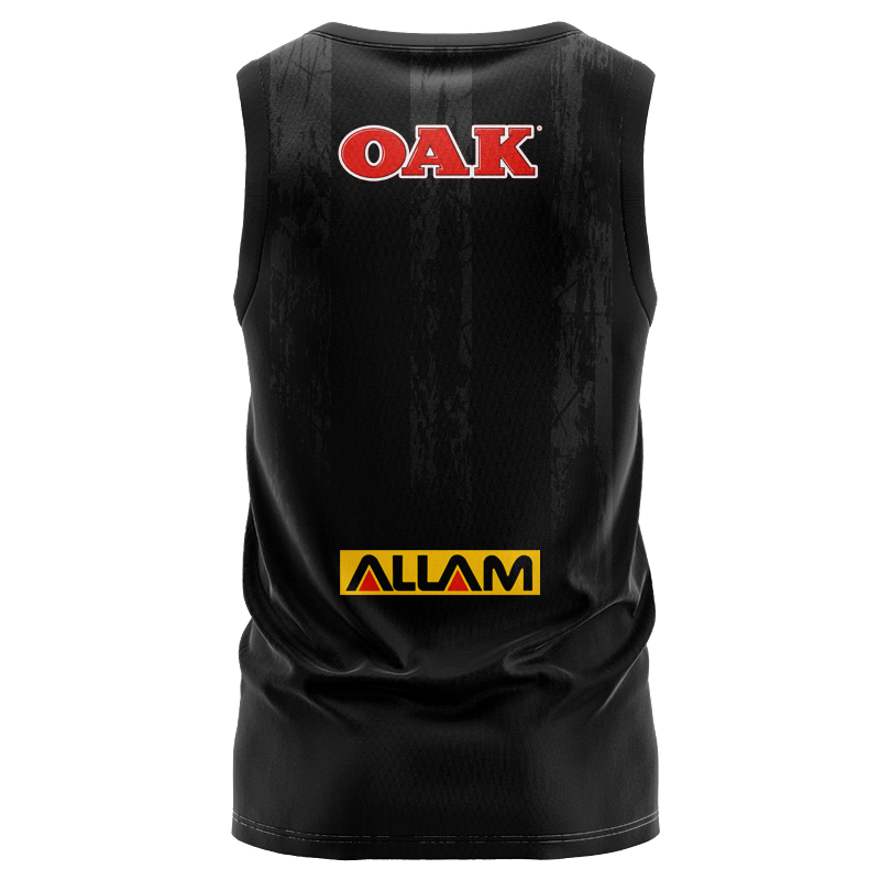 NRL Penrith Panthers 2025 Dark Training Singlet