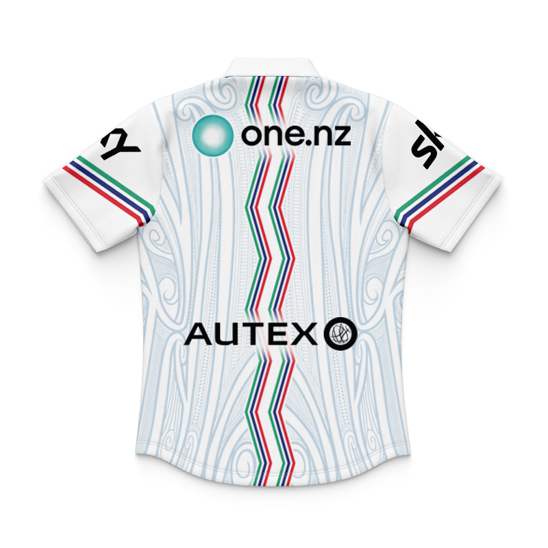 Kid's NRL New Zealand Warriors 2025 Indigenous Polo Shirt