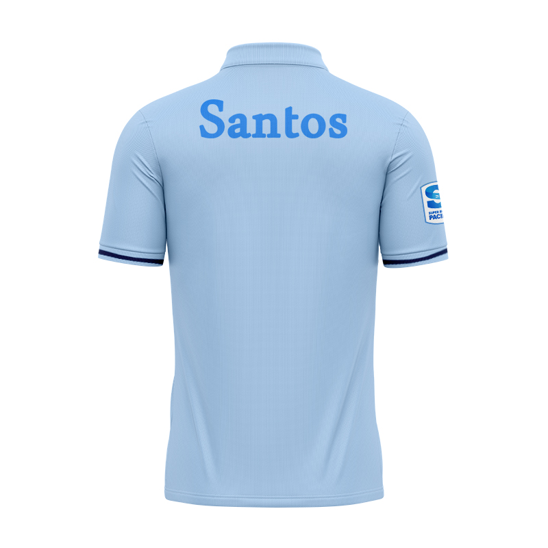 NSW Waratahs Super Rugby 2024 ISC Home Polo Shirt