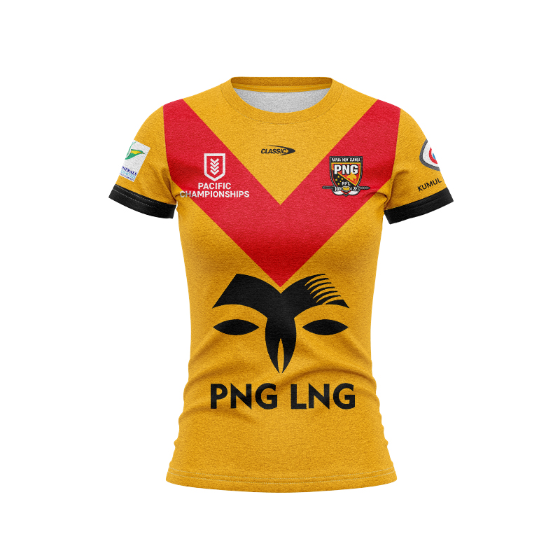 Women's Papua New Guinea Kumuls 2024 Pacific Championships Jersey