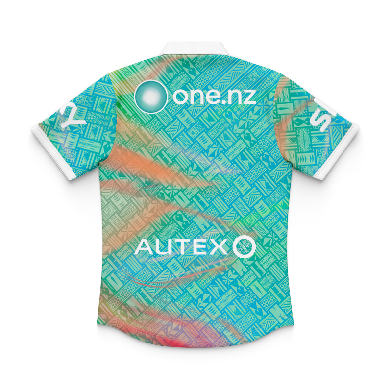 Kid's NRL New Zealand Warriors 2025 Dynasty Pasifika Polo Shirt