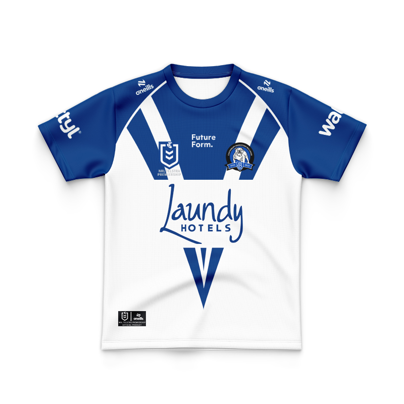 Kid's NRL Canterbury-Bankstown Bulldogs 2025 Home Jersey