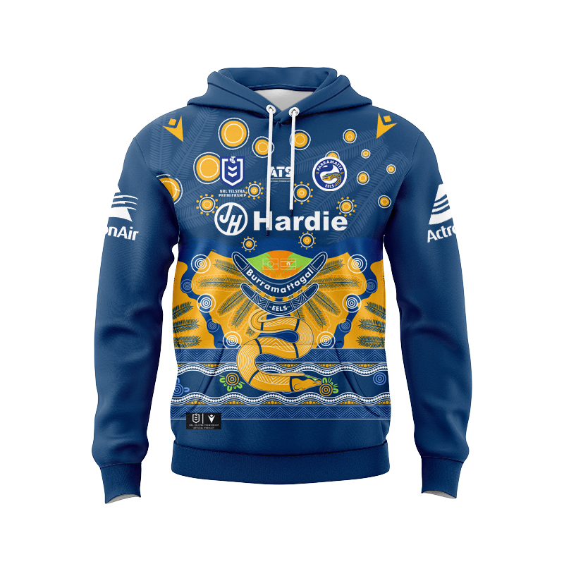 NRL Parramatta Eels 2025 Indigenous Hoodie