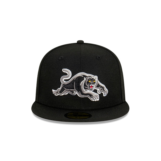 NRL Penrith Panthers ERA Black Embroidered Logo Cap 2025