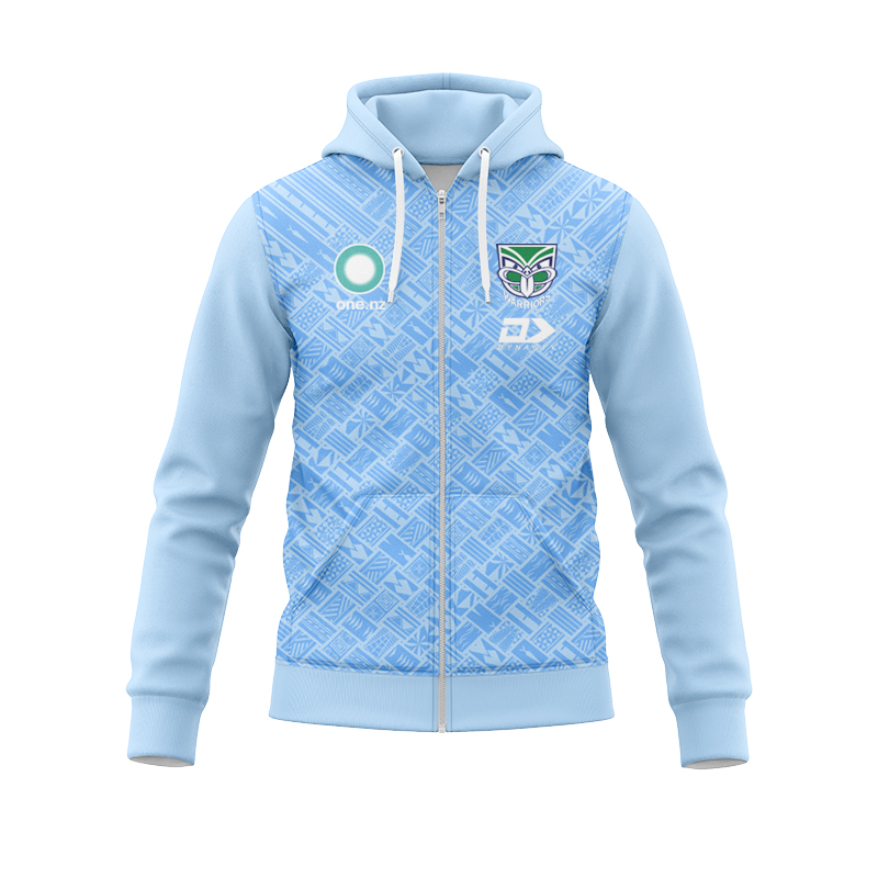 NRL New Zealand Warriors 2025 Dynasty Pasifika Zipper Hoodie