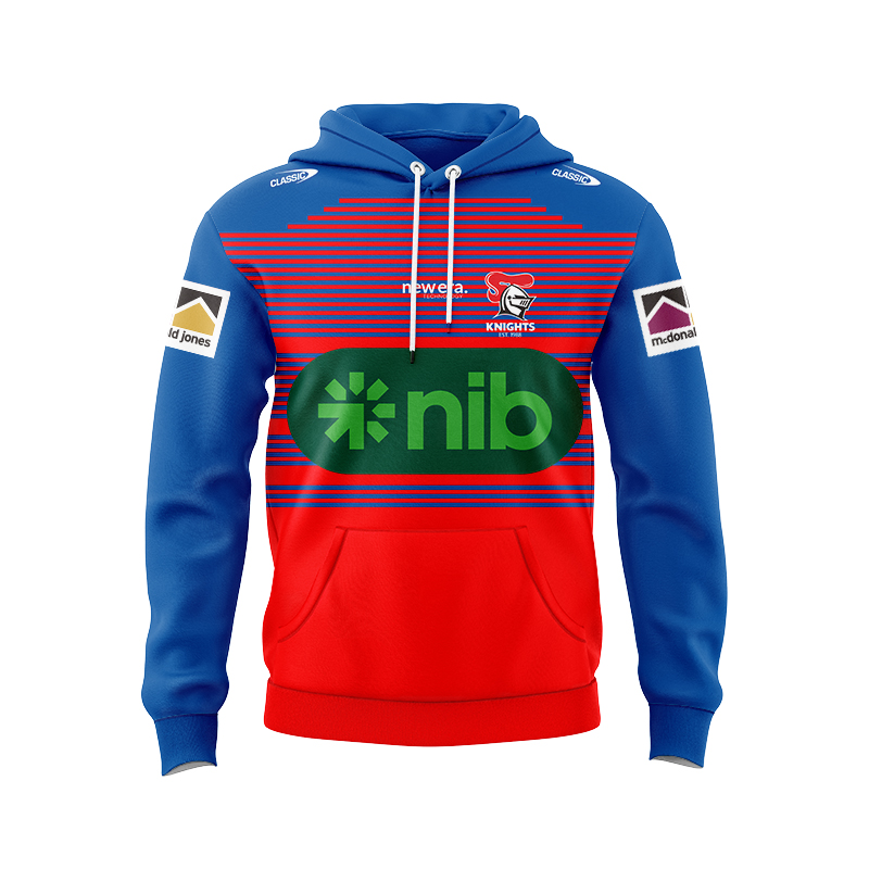 NRL Newcastle Knights 2024 Red Training Hoodie