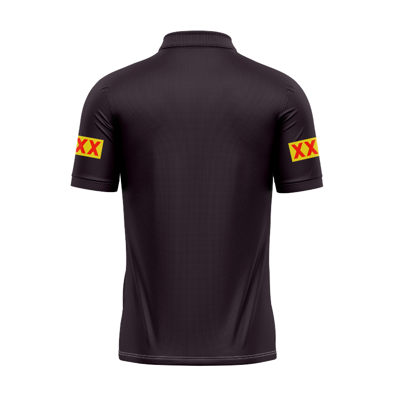 NRL QLD Maroons 2025 Dark Training Polo Shirt