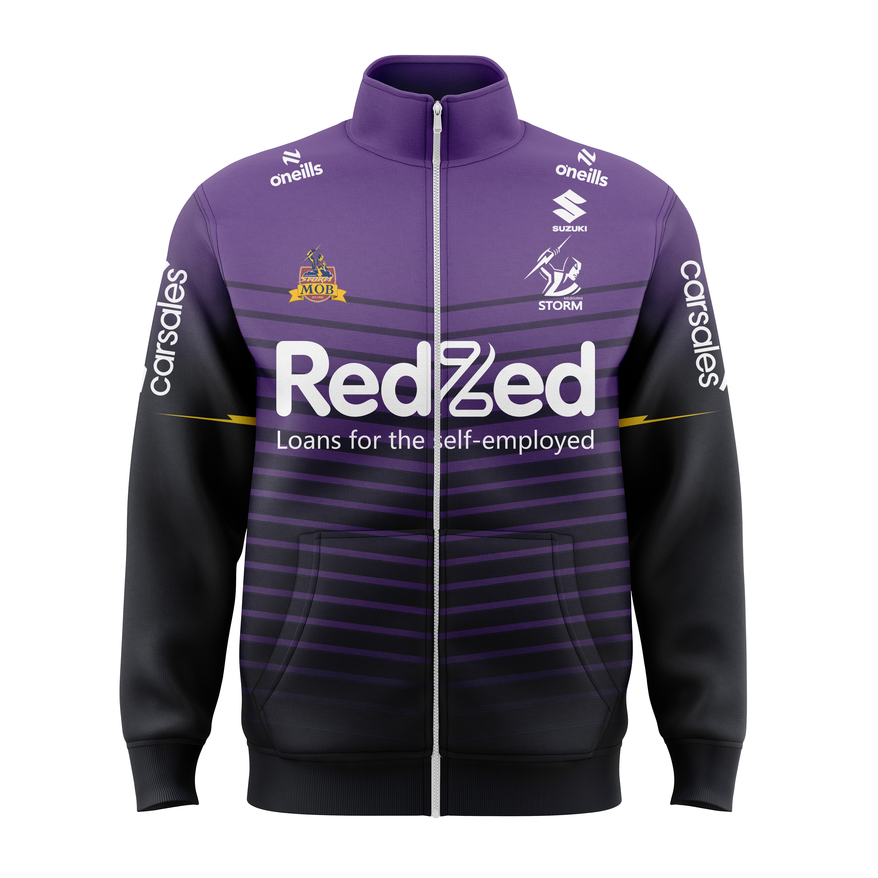 NRL Melbourne Storm 2025 Purple Warm Up Jacket