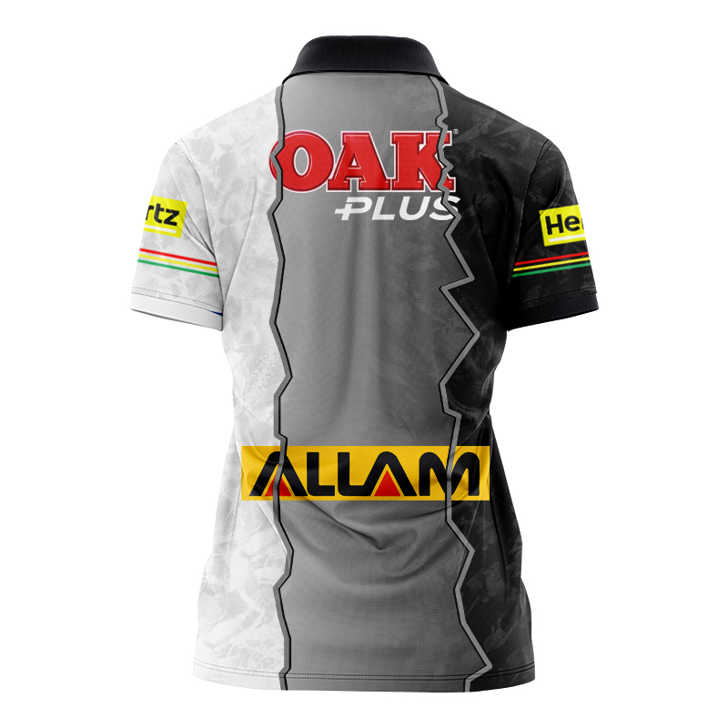 Women's NRL Penrith Panthers 2024 Training Mix Polo Shirt