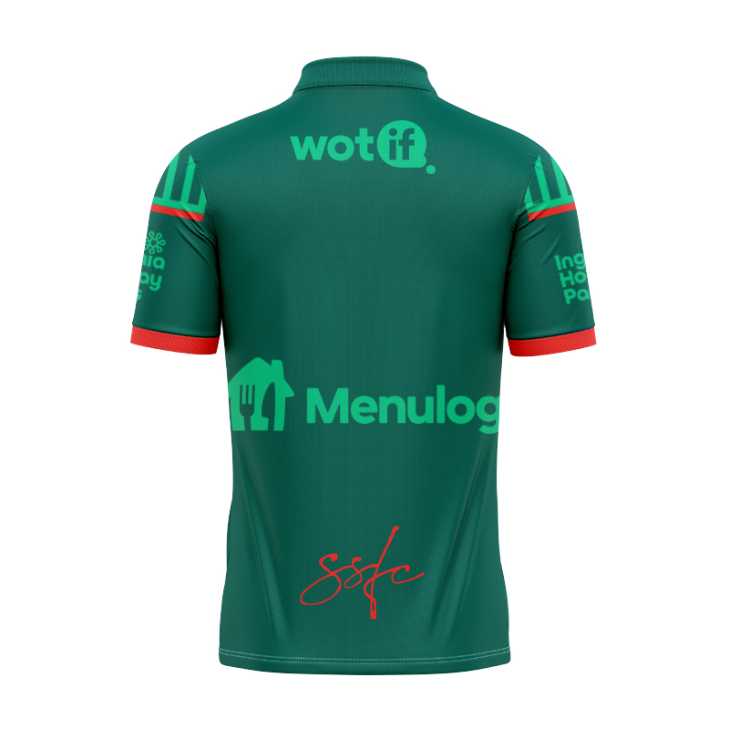 NRL South Sydney Rabbitohs 2025 Warm Up Polo Shirt