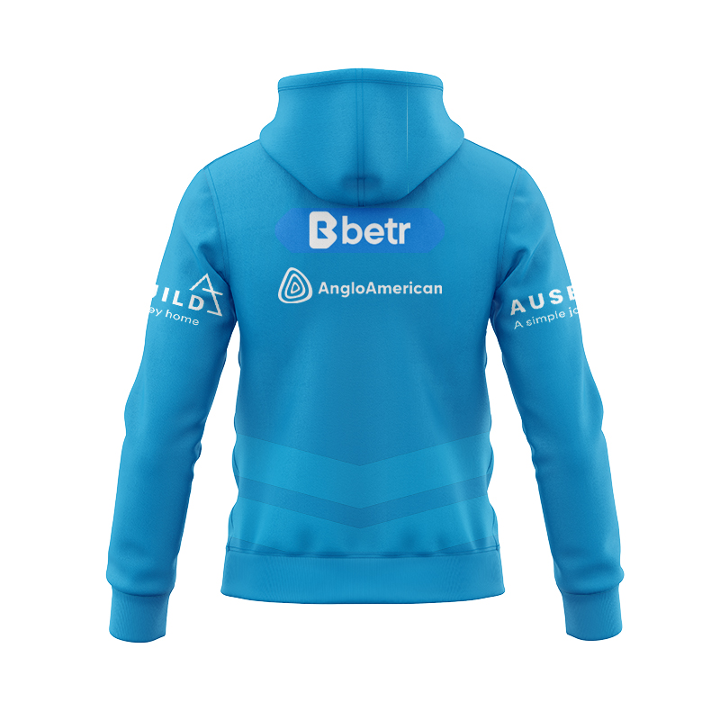 NRL Dolphins 2025 Teal Training Zipper Hoodie