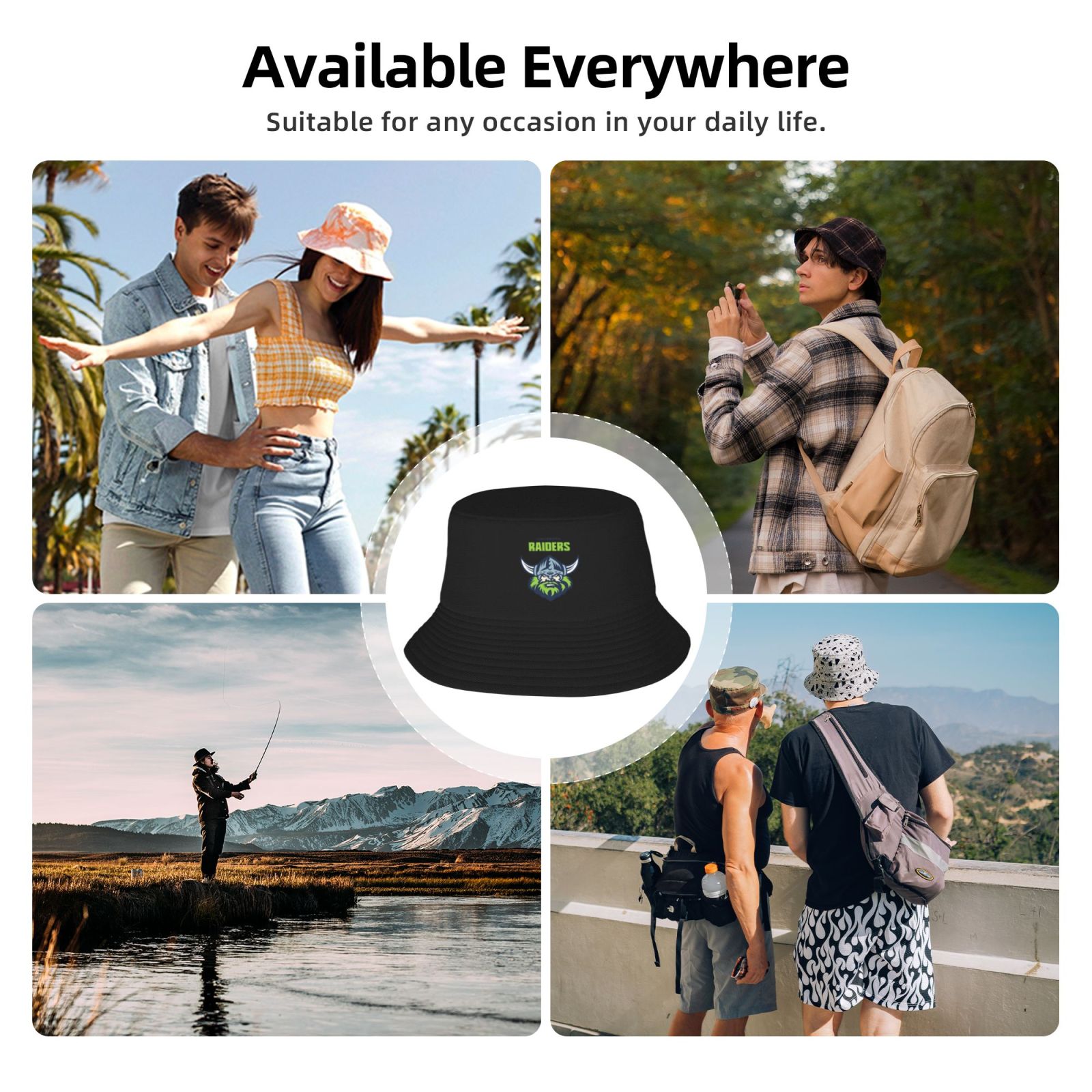 Canberra Raiders Adult Fisherman's Hat HAT3161
