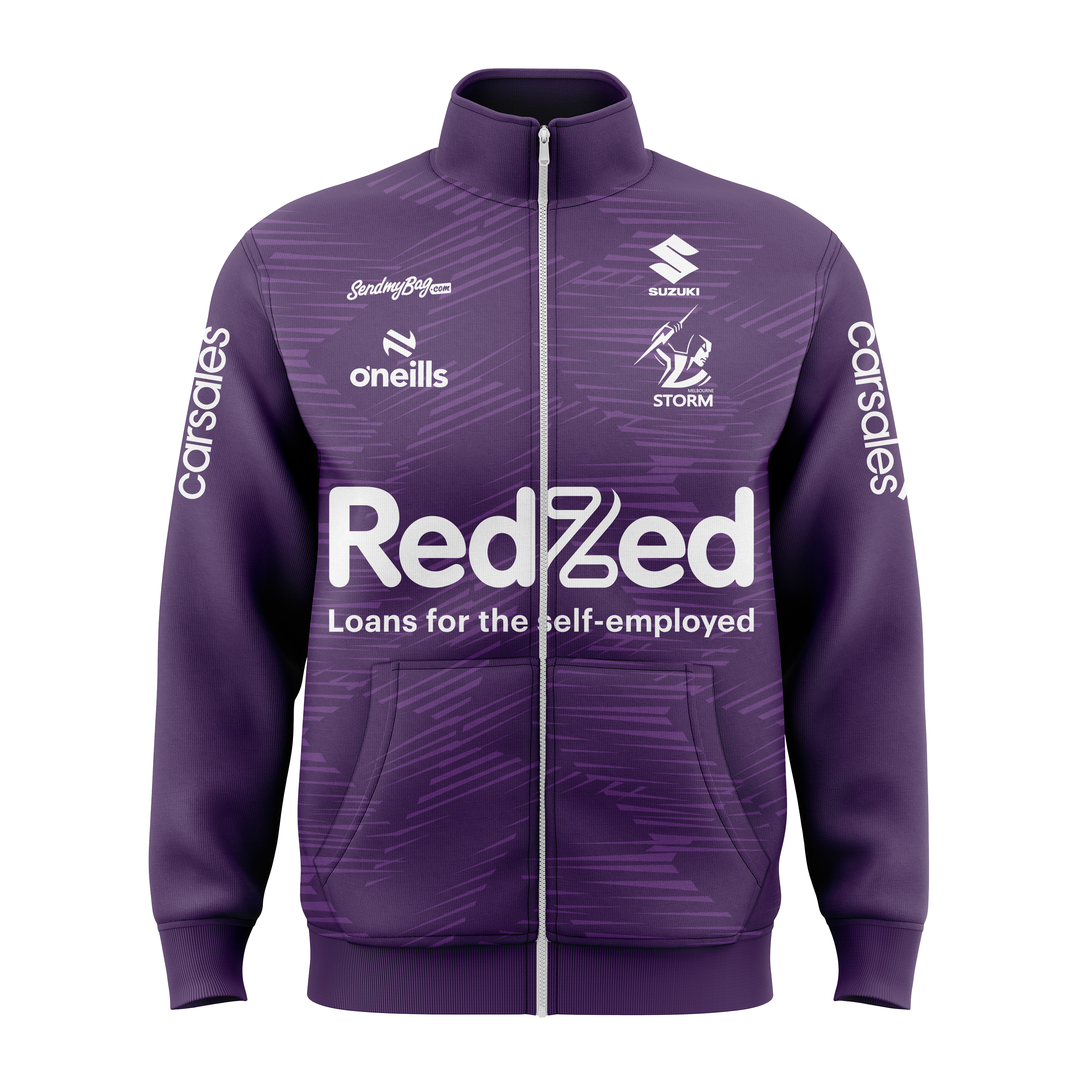 NRL Melbourne Storm 2025 Purple Training Jacket