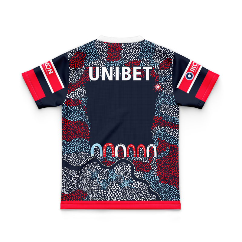 Kid's NRL Sydney Roosters 2025 Indigenous Jersey