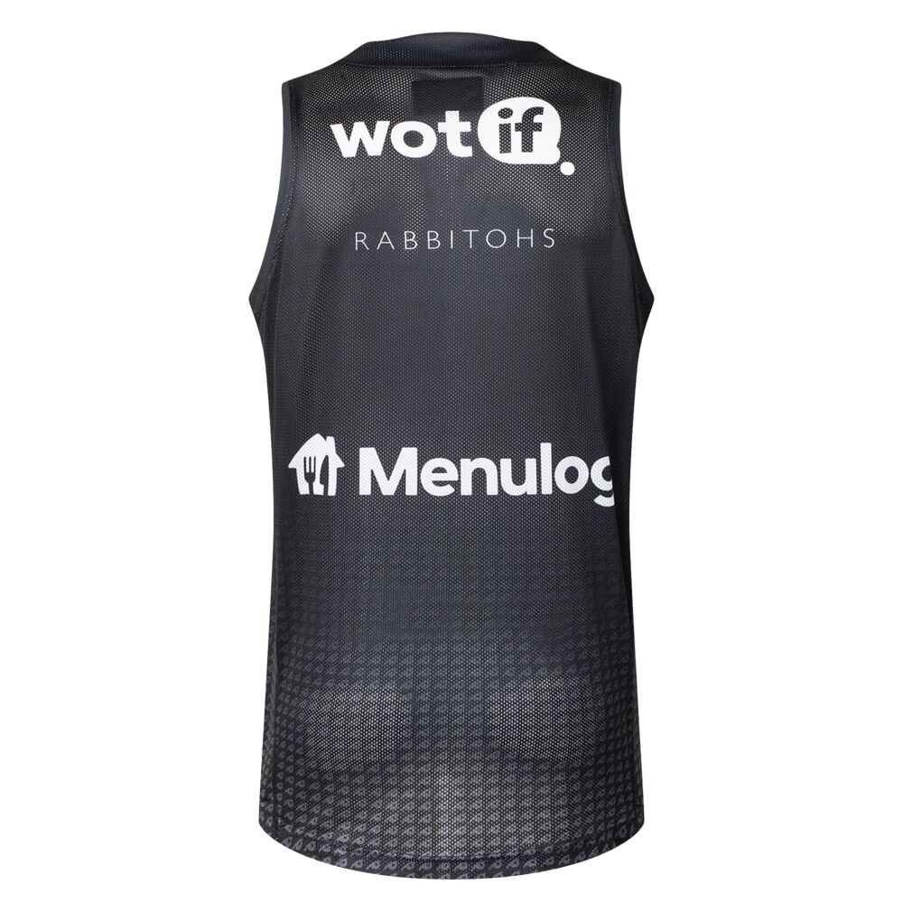 NRL South Sydney Rabbitohs 2025 Black Pro Training Singlet