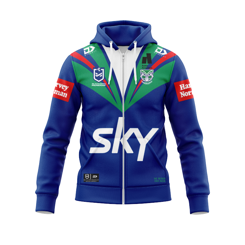 NRL New Zealand Warriors 2025 NRLW Home Zipper Hoodie