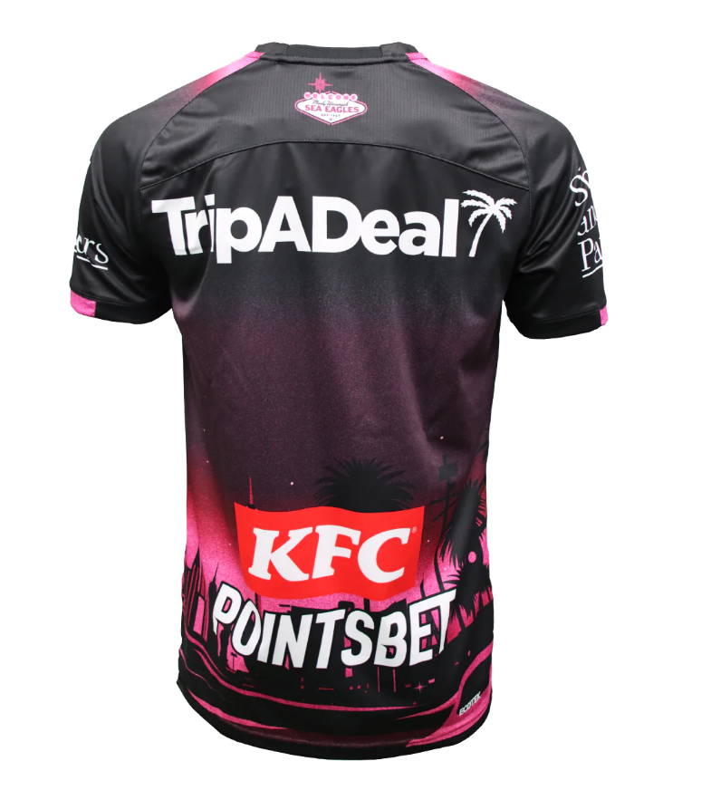 NRL Manly Warringah Sea Eagles 2024 Las Vegas Warm Up Jersey
