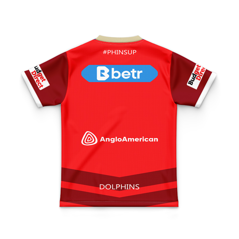 Kid's NRL Dolphins 2025 Home Jersey