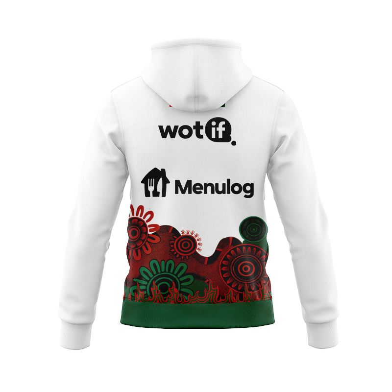 NRL South Sydney Rabbitohs 2025 Indigenous Training Zipper Hoodie