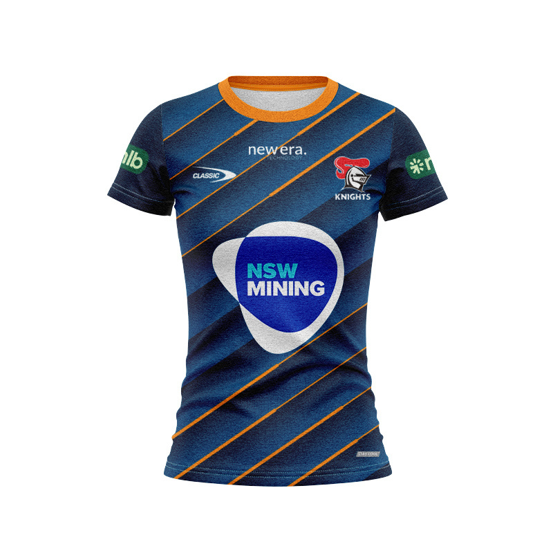 Women's NRL Newcastle Knights 2025 Navy Mining Jersey