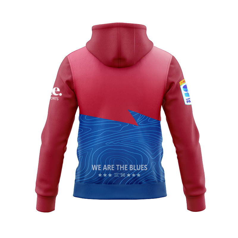 Auckland Blues Super Rugby 2025 Training Zipper Hoodie