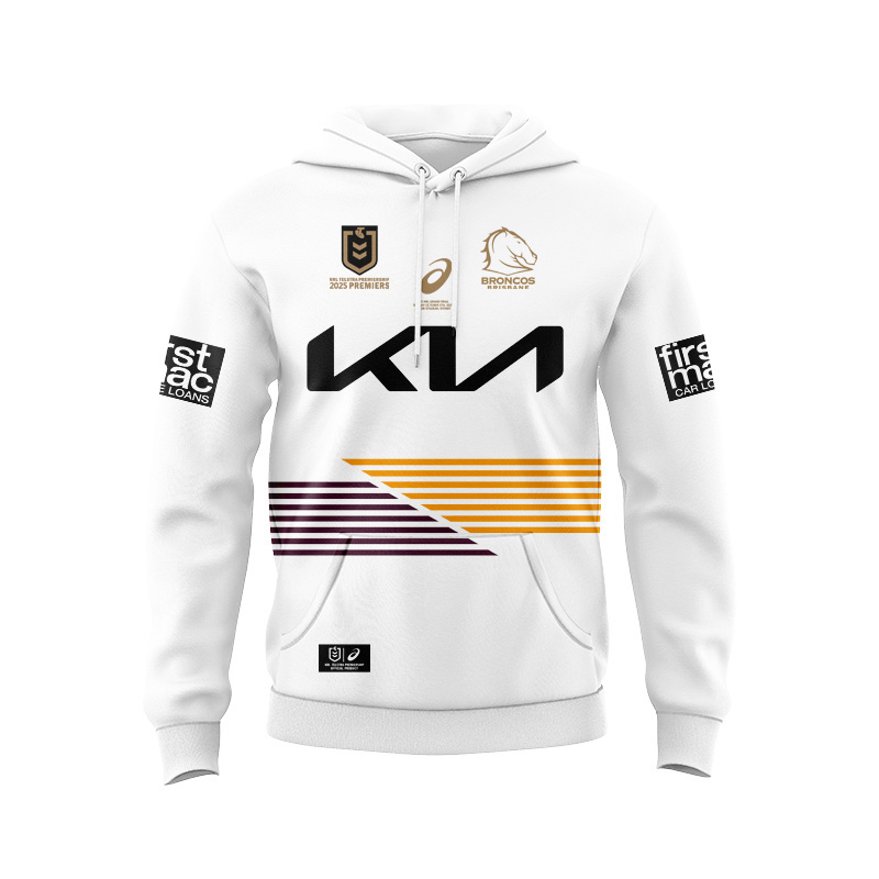 NRL Brisbane Broncos 2025 Premiers Hoodie