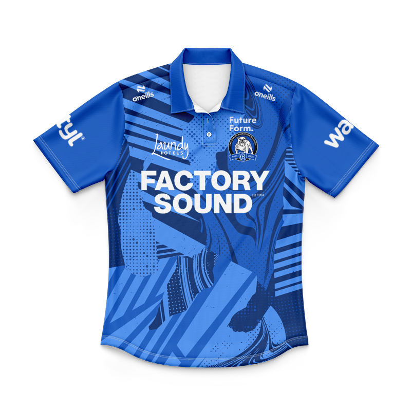 Kid's NRL Canterbury-Bankstown Bulldogs 2025 Training Polo Shirt