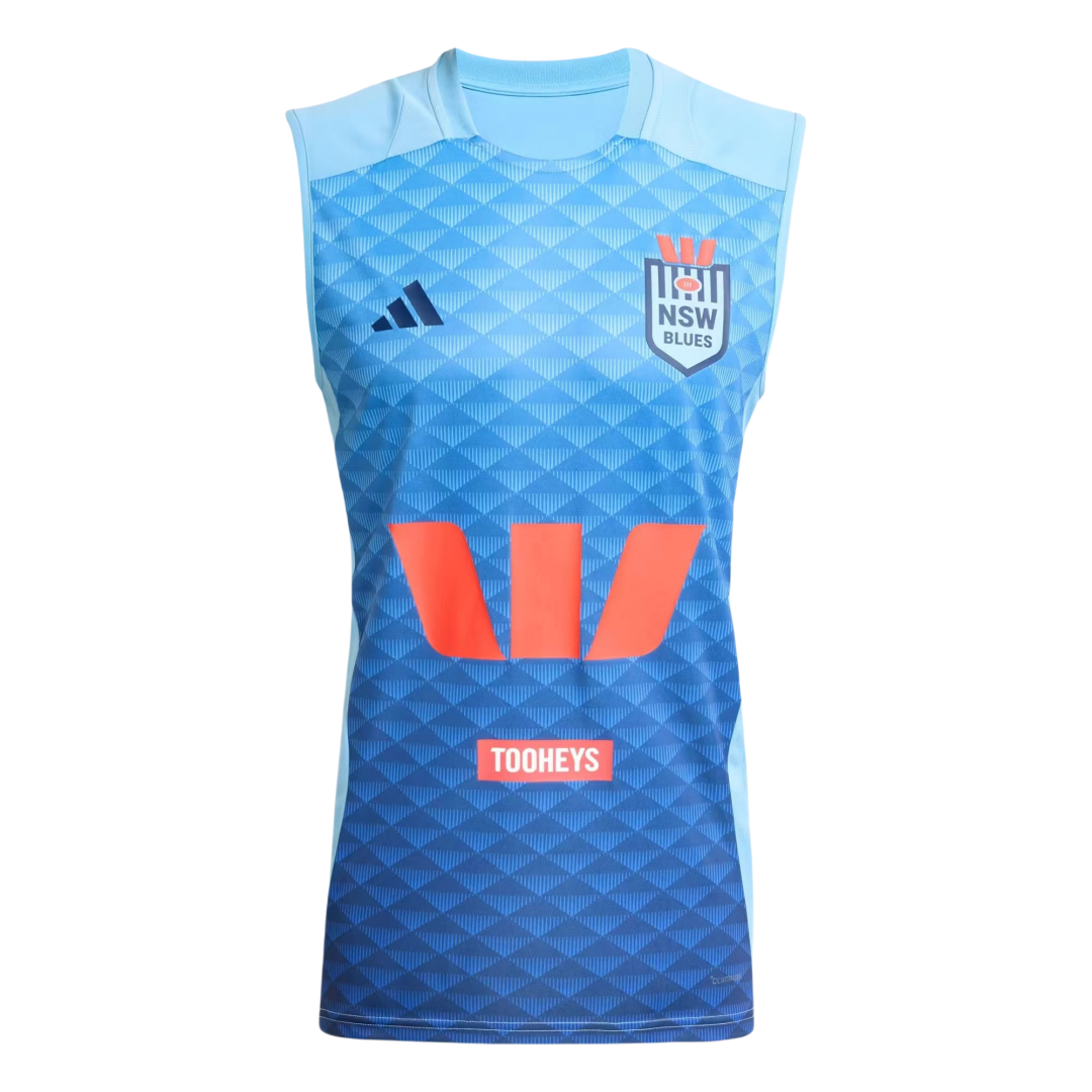 NSW Blues 2025 Training Singlet (Light Blue)
