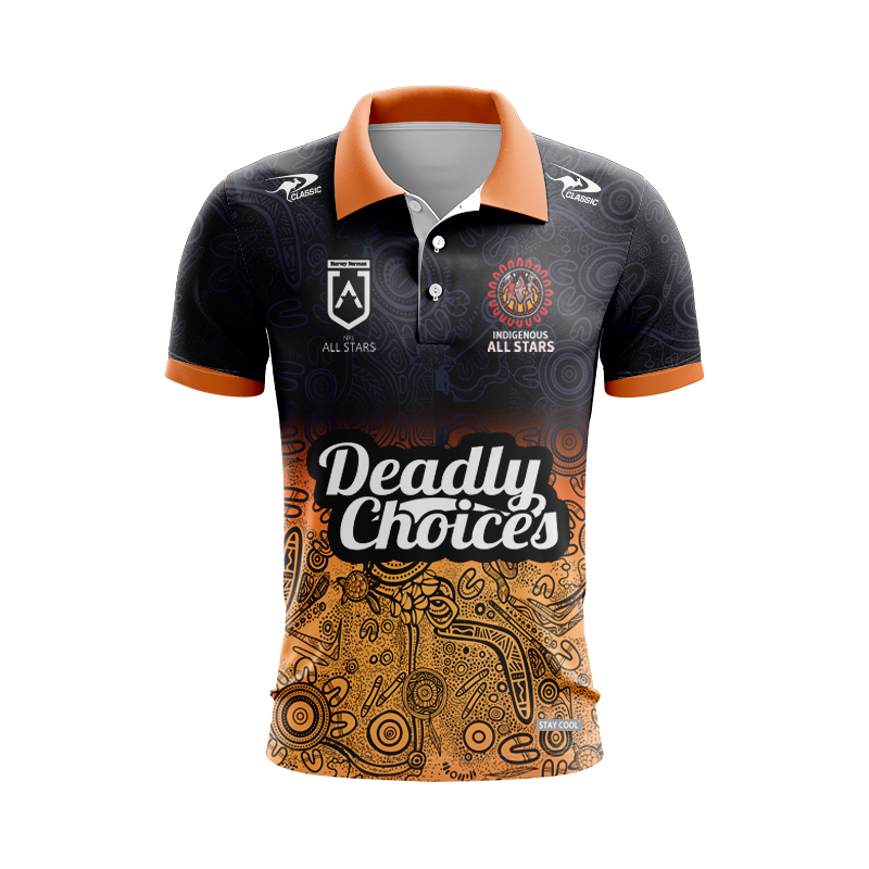 NRL Indigenous 2025 All Stars Training Polo Shirt