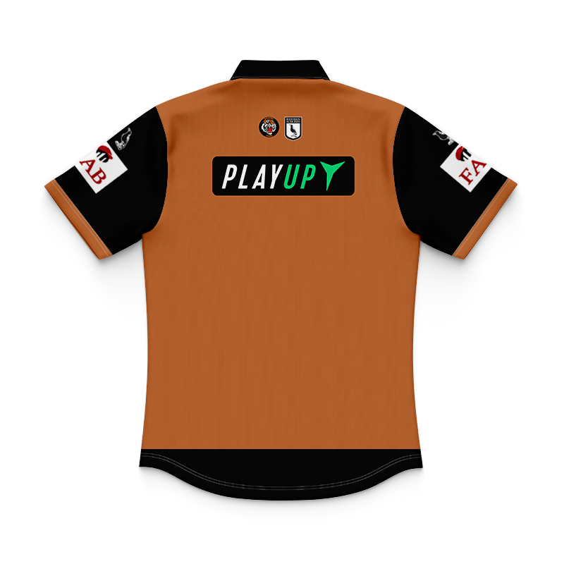 Kid's NRL Wests Tigers 2024 Away Polo Shirt