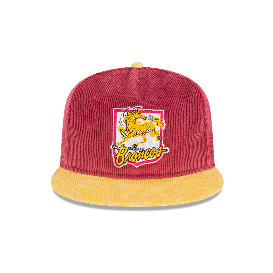 NRL Brisbane Broncos Retro Embroidered Logo Cap 2025