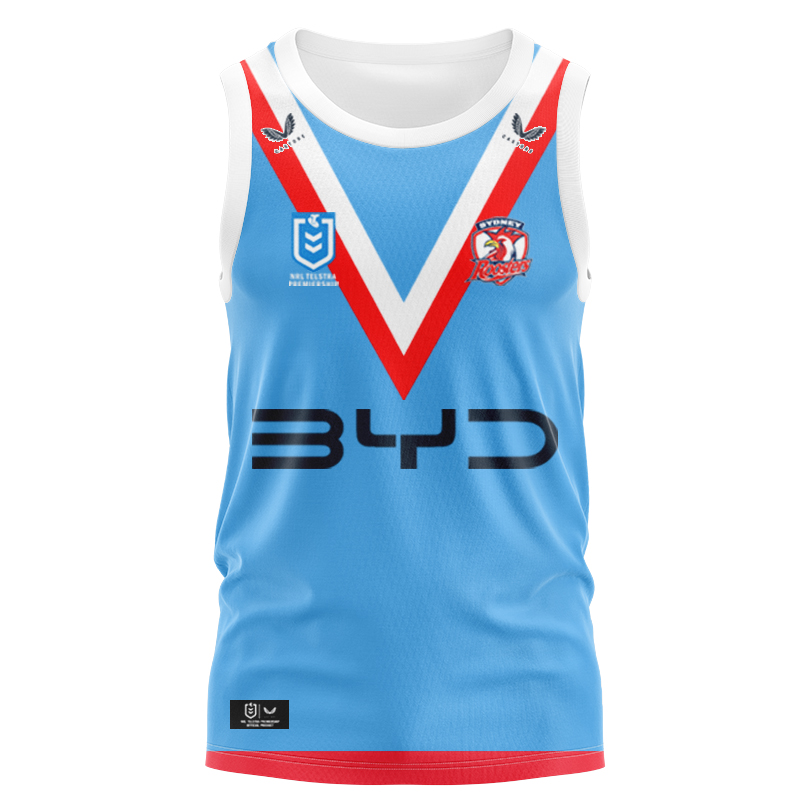 NRL Sydney Roosters 2025 ANZAC Singlet