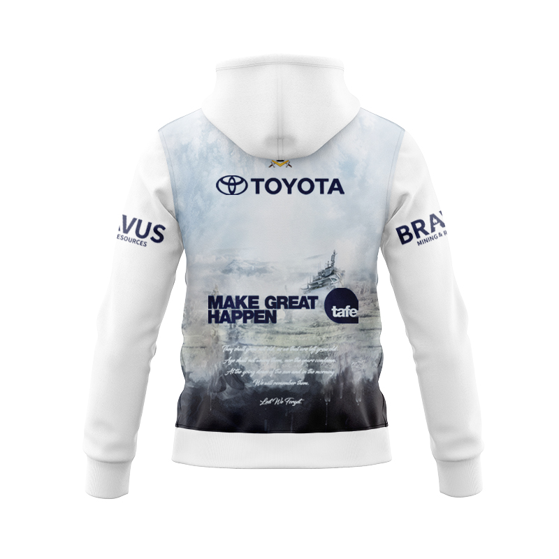 NRL North Queensland Cowboys 2025 ANZAC Zipper Hoodie